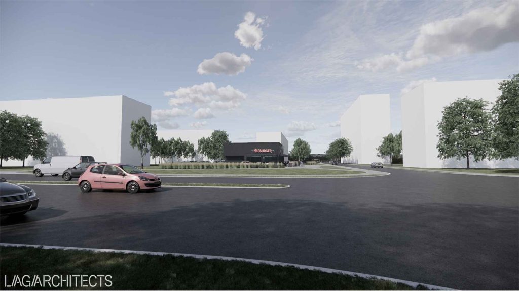 Hesburger - Ikšķiles iela 1 (Ikšķiles iela 1) - Maitinimo įstaiga - vizualizacija