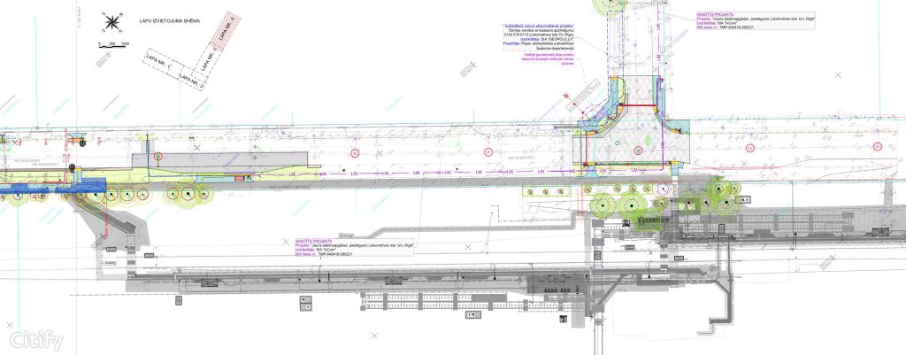 Veloinfrastruktūras savienojums ar dzelzceļa staciju “Šķirotava” (Dienvidu puse) (Krustpils iela 20) - Velosipēdu ceļš - vizualizācija