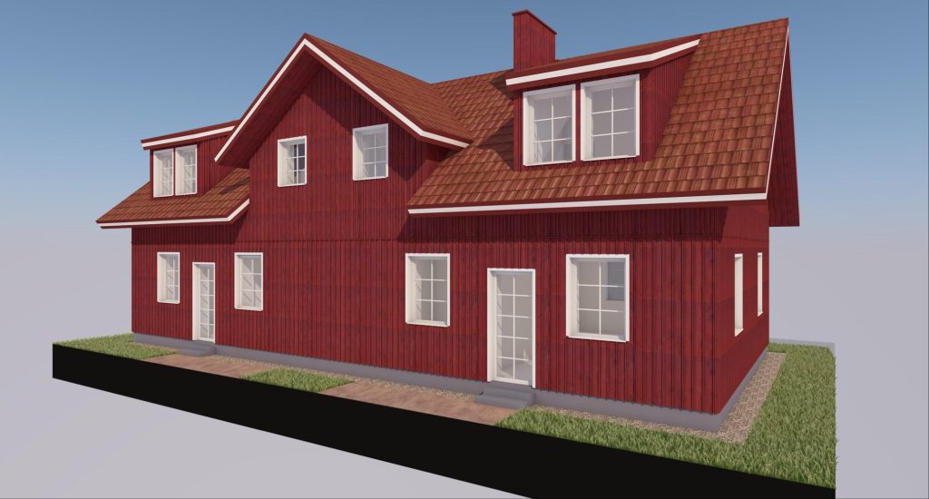 L. Rėzos g. 26a gyvenamasis (L. Rėzos g. 26a) - Daudzdzīvokļu nams - vizualizācija