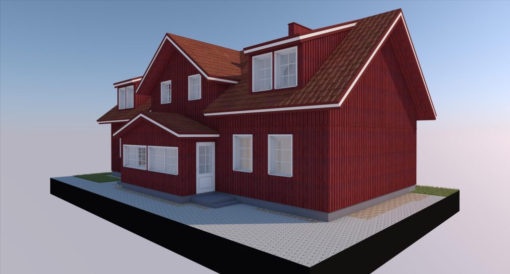 L. Rėzos g. 26a gyvenamasis (L. Rėzos g. 26a) - Daudzdzīvokļu nams - vizualizācija