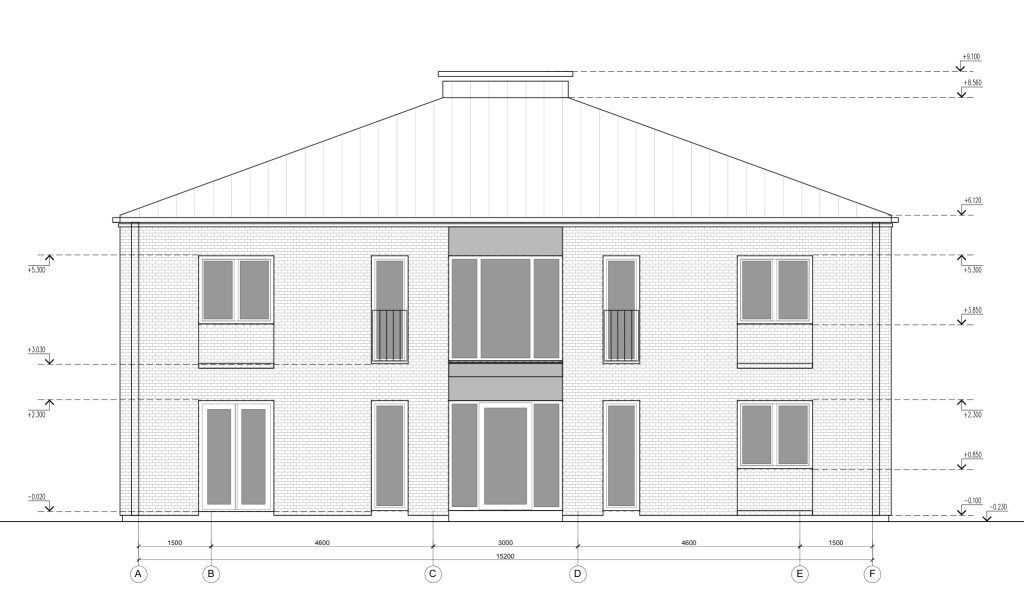 Dzilnupes - 3.kārta (Mežezera iela 3) - Multi apartment - visualization