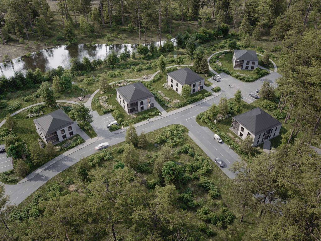 Dzilnupes - 2.kārta (Mežezera iela 4) - Multi apartment - visualization