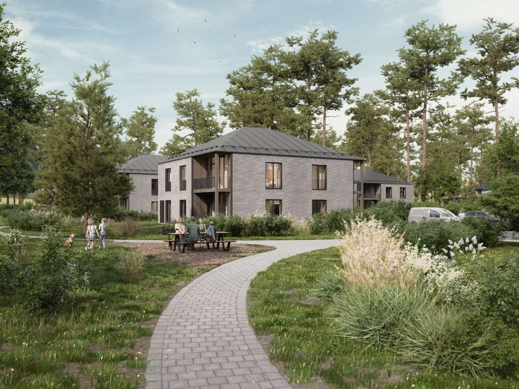 Dzilnupes - 2.kārta (Mežezera iela 4) - Multi apartment - visualization