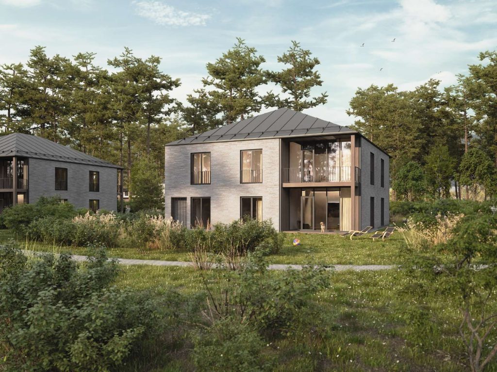 Dzilnupes - 2.kārta (Mežezera iela 4) - Multi apartment - visualization