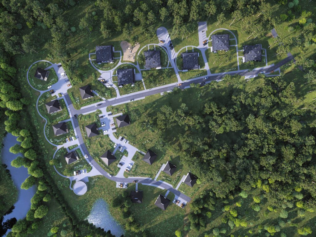 Dzilnupes - 2.kārta (Mežezera iela 4) - Multi apartment - visualization