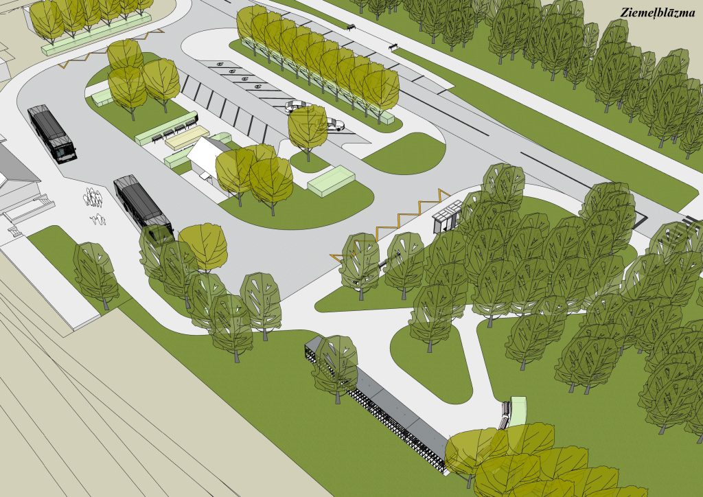 Mobilitātes punkts "Ziemeļblāzma" (Vecāķu prospekts 2C) - Muu liiklus - visuaalne