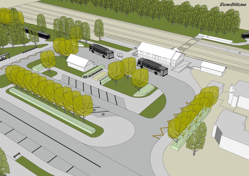 Mobilitātes punkts "Ziemeļblāzma" (Vecāķu prospekts 2C) - Muu liiklus - visuaalne