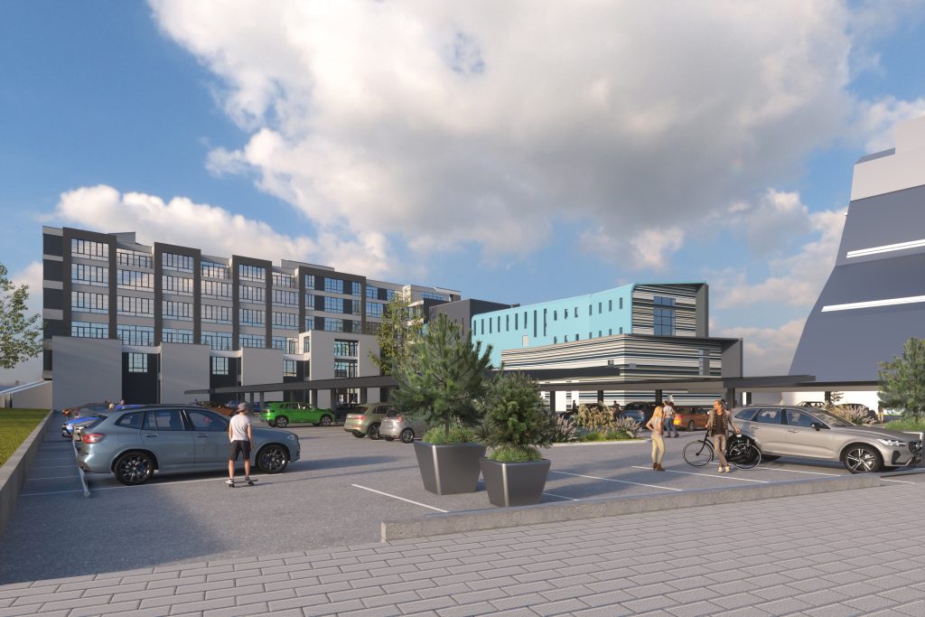 Saules elektrostacija - Mūkusalas iela 5 (Mūkusalas iela 5) - Energy plant, Parking facility - visualization