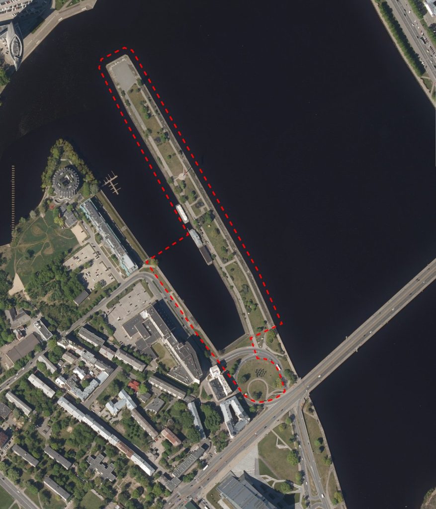 AB dambja publiskās ārtelpas attīstība (Mūkusalas iela 2) - Waterside - visualization