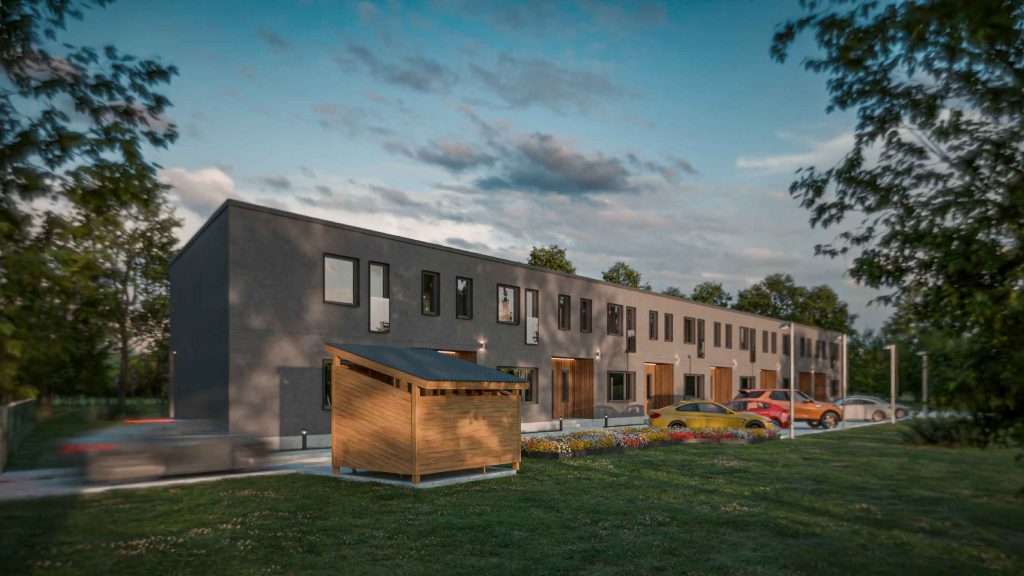 Putnu iela 11 (Putnu iela 11) - Row housing - visualization