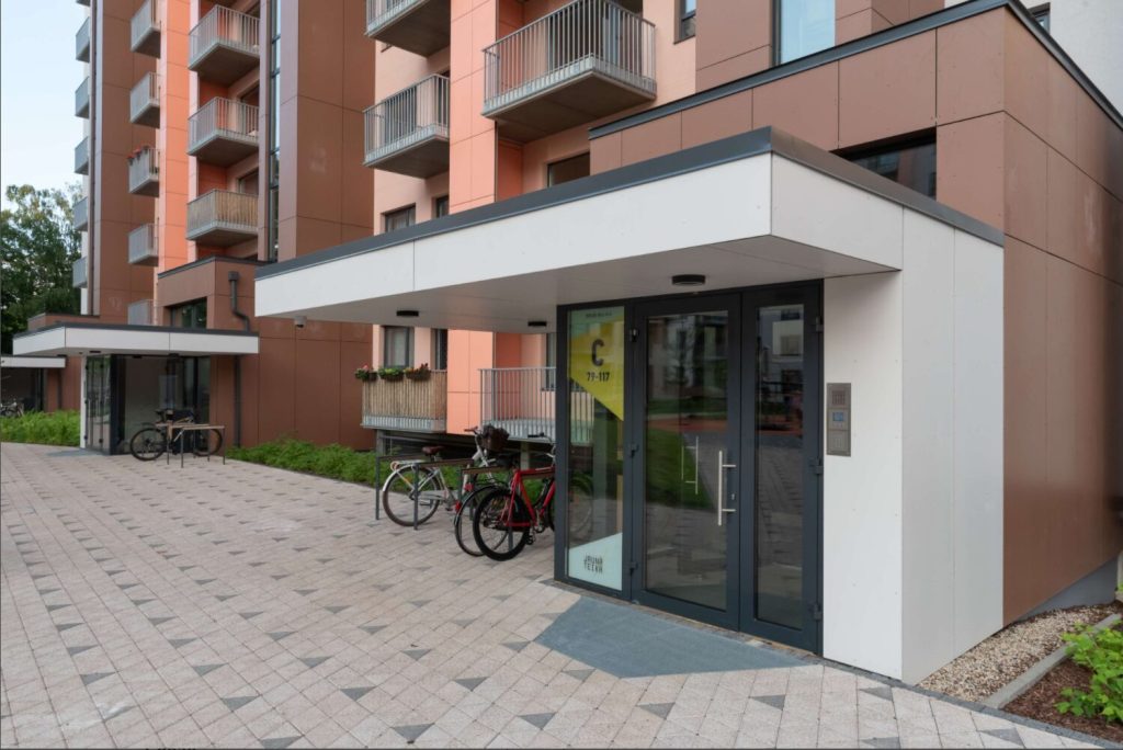 Jaunā Teika - Ropažu iela 14 (Ropažu iela 14A, 14B, 14  k-1) - Multi apartment - visualization