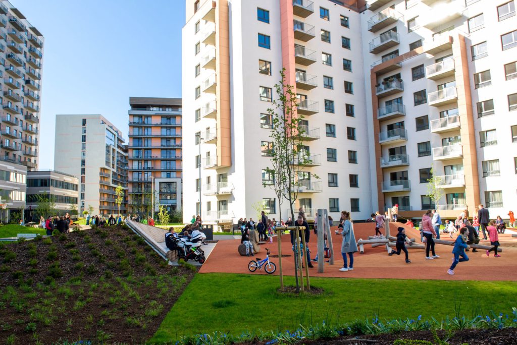 Jaunā Teika - Ropažu iela 14 (Ropažu iela 14A, 14B, 14  k-1) - Multi apartment - visualization