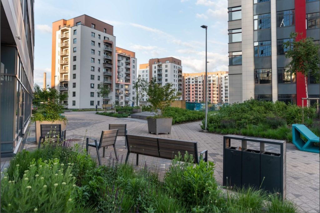 Jaunā Teika - Ropažu iela 14 (Ropažu iela 14A, 14B, 14  k-1) - Multi apartment - visualization