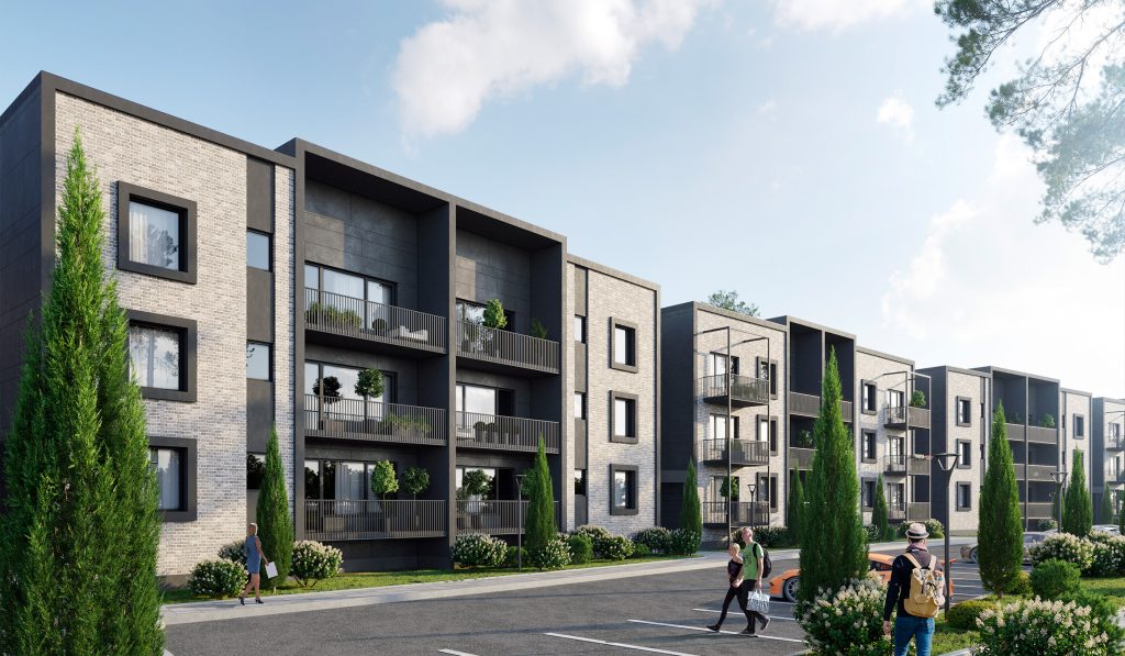 Silaputniņi - 1.kārta (Silaputniņu iela 13) - Multi apartment - visualization