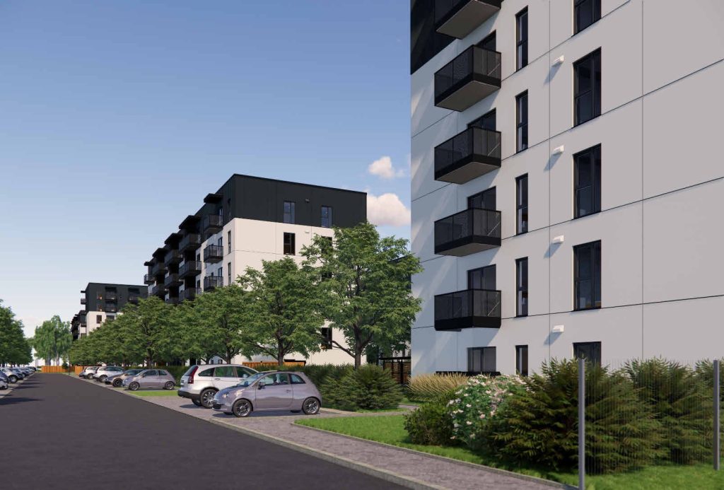 Mūkusalas pagalmi - 3. kārta, 6. ēka (Skaistkalnes iela 1F) - Multi apartment - visualization