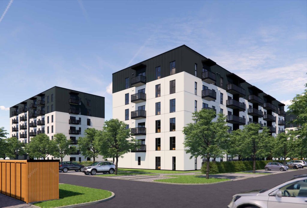 Mūkusalas pagalmi - 4. kārta, 7. ēka (Skaistkalnes iela 1F) - Multi apartment - visualization