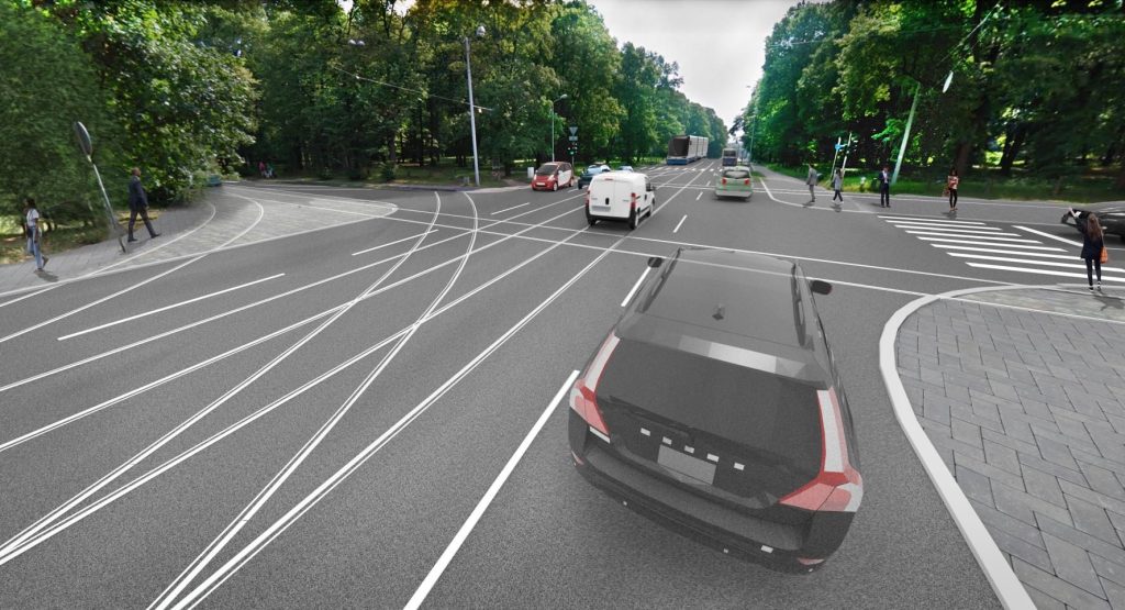 Skanstes tramvaja līnija - Miera iela līdz Krišjāņa Barona ielai izbūve (Pērnavas iela, Senču iela) - Railroad - visualization