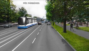 Skanstes tramvaja līnijas izbūve – 1.kārta visuaalne