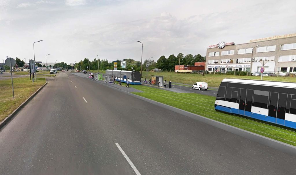 Skanstes tramvaja līnija - 1. posma izbūve (Zirņu iela, Skanstes ielā, Sporta iela) - Railroad - visualization