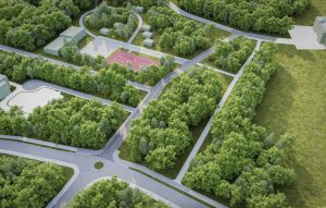 Šlaito g. kapitalinis remontas ir nauja gatvė vizualizacija