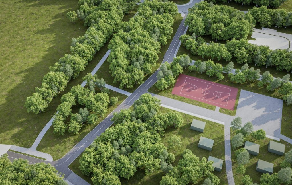 Šlaito g. kapitalinis remontas ir nauja gatvė (Šlaito g.) - Street - visualization