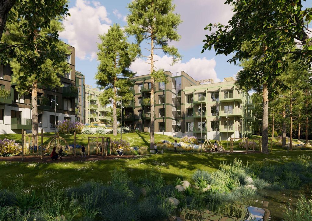 Nordale - 1. kārta (Šmerļa iela 3 k-4) - Multi apartment, Other commercial - visualization