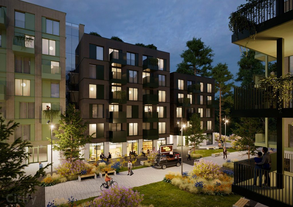 Nordale - 1. kārta (Šmerļa iela 3 k-4) - Multi apartment, Other commercial - visualization