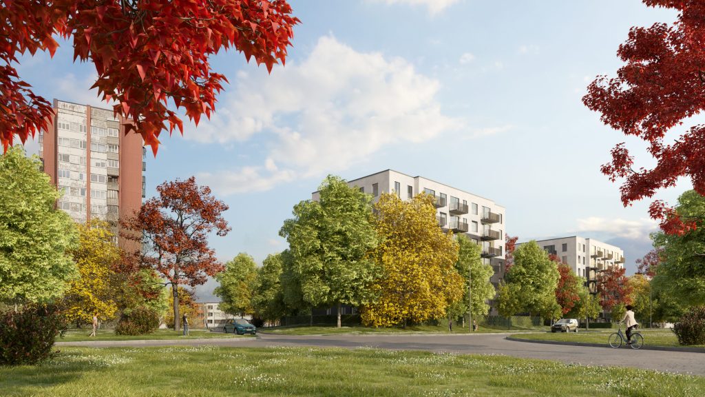 Iļģuciema mājas - Ēka 2 (Spilves iela 29) - Multi apartment - visualization