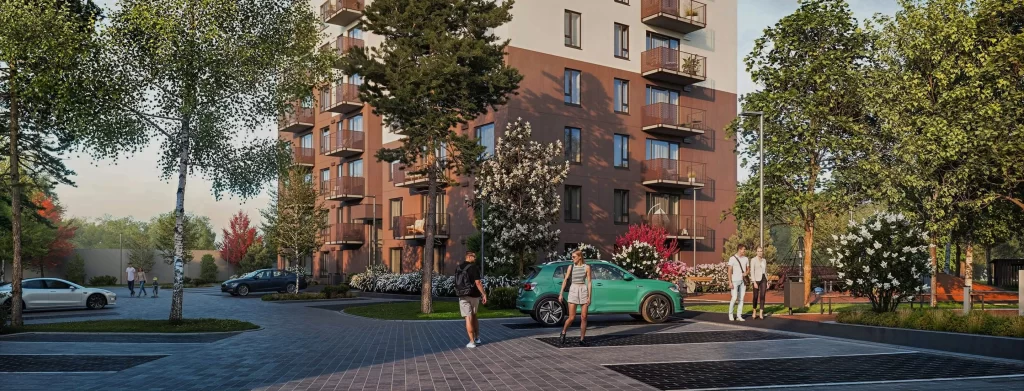 Iļģuciema mājas - Ēka 2 (Spilves iela 29) - Multi apartment - visualization