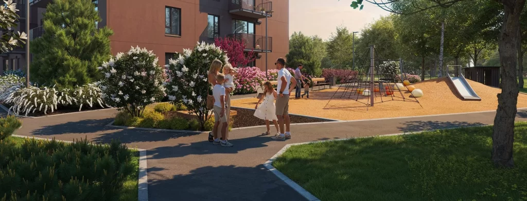 Iļģuciema mājas - Ēka 2 (Spilves iela 29) - Multi apartment - visualization