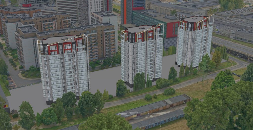 Starta ielā 17 - "A" ēka (Starta ielā 17) - Daugiabutis - vizualizacija