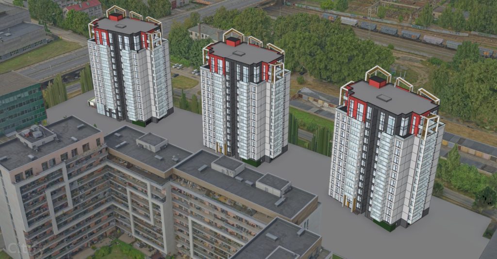 Starta ielā 17 - "A" ēka (Starta ielā 17) - Daugiabutis - vizualizacija
