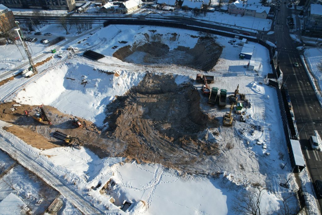 Horizontai (Releven) D korpusas (Lvivo g. 59) - Daudzdzīvokļu nams - būvdarbu attēli