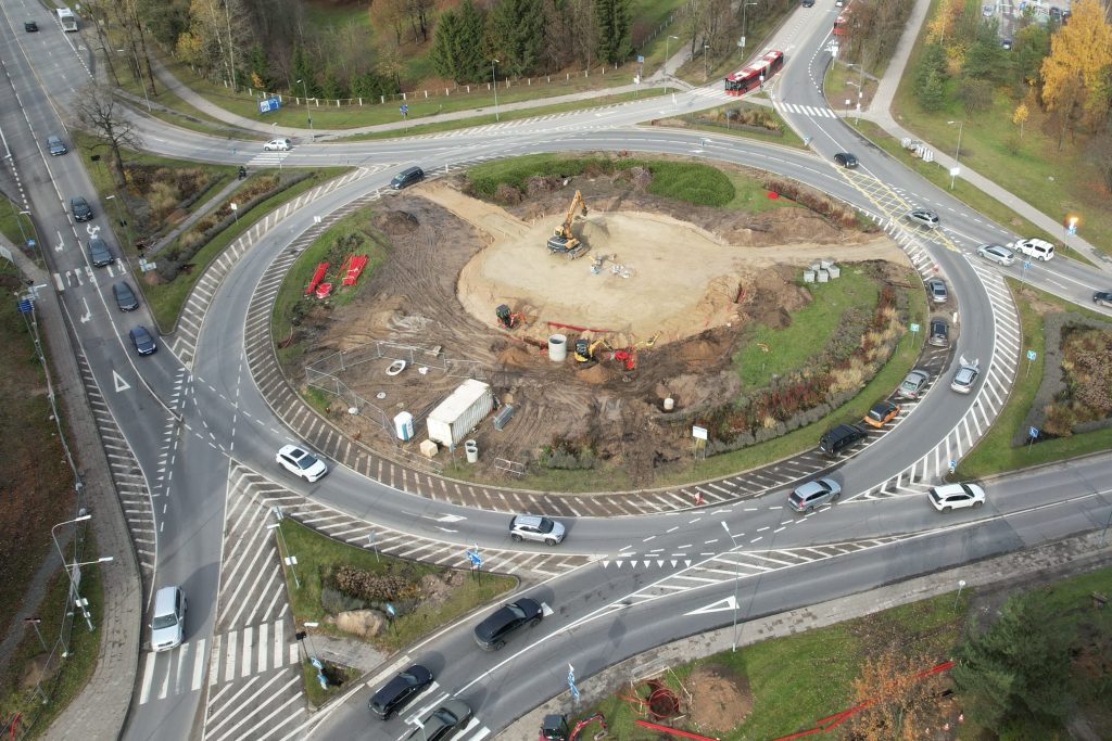 Sraigtasparnių aikštelė Santariškių žiede (Santariškių g.) - Other commute - visualization