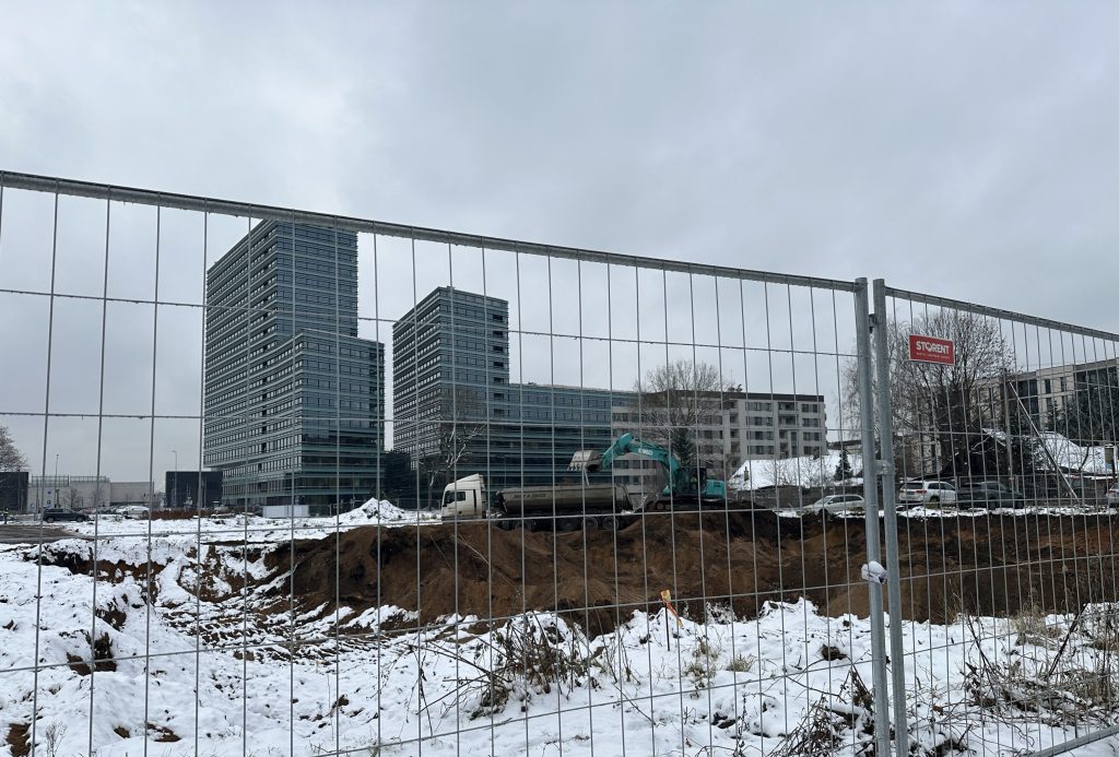 Horizontai (Releven) E, F korpusai (Lvivo g. 59) - Food services, Office center - construction photos