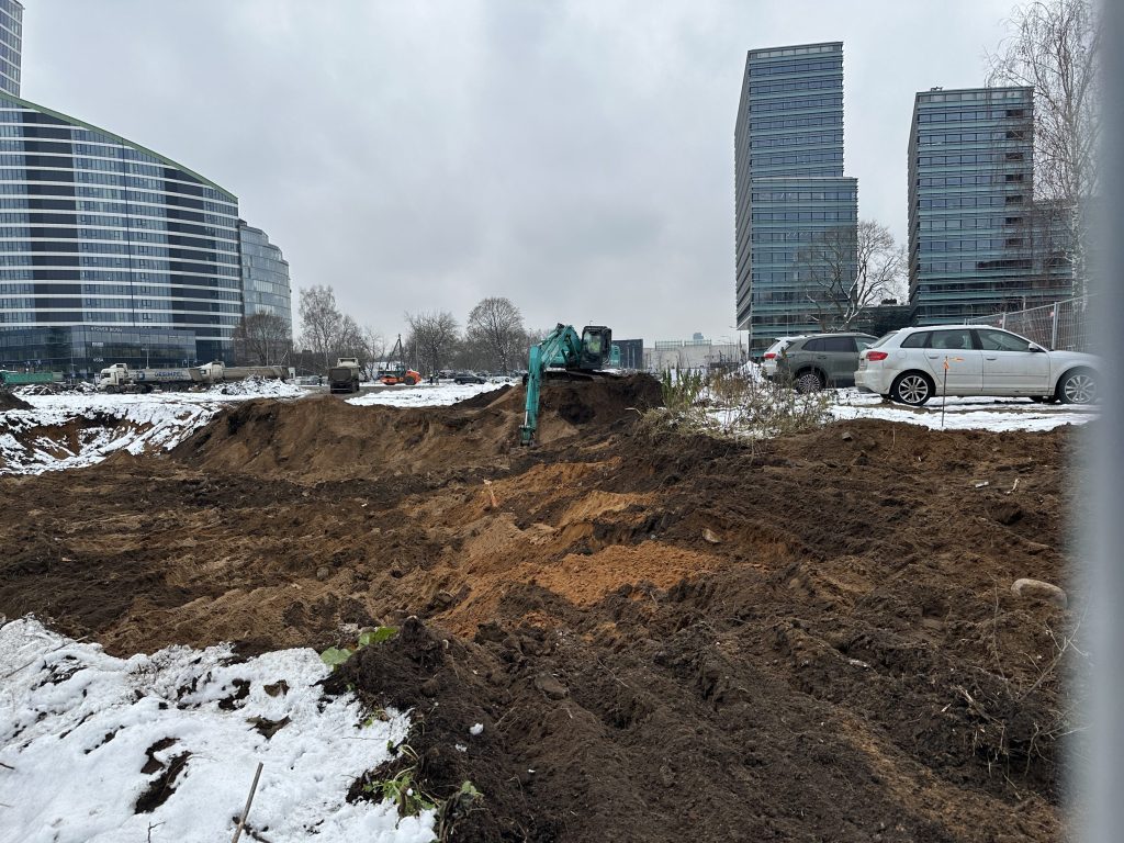 Horizontai (Releven) E, F korpusai (Lvivo g. 59) - Food services, Office center - construction photos