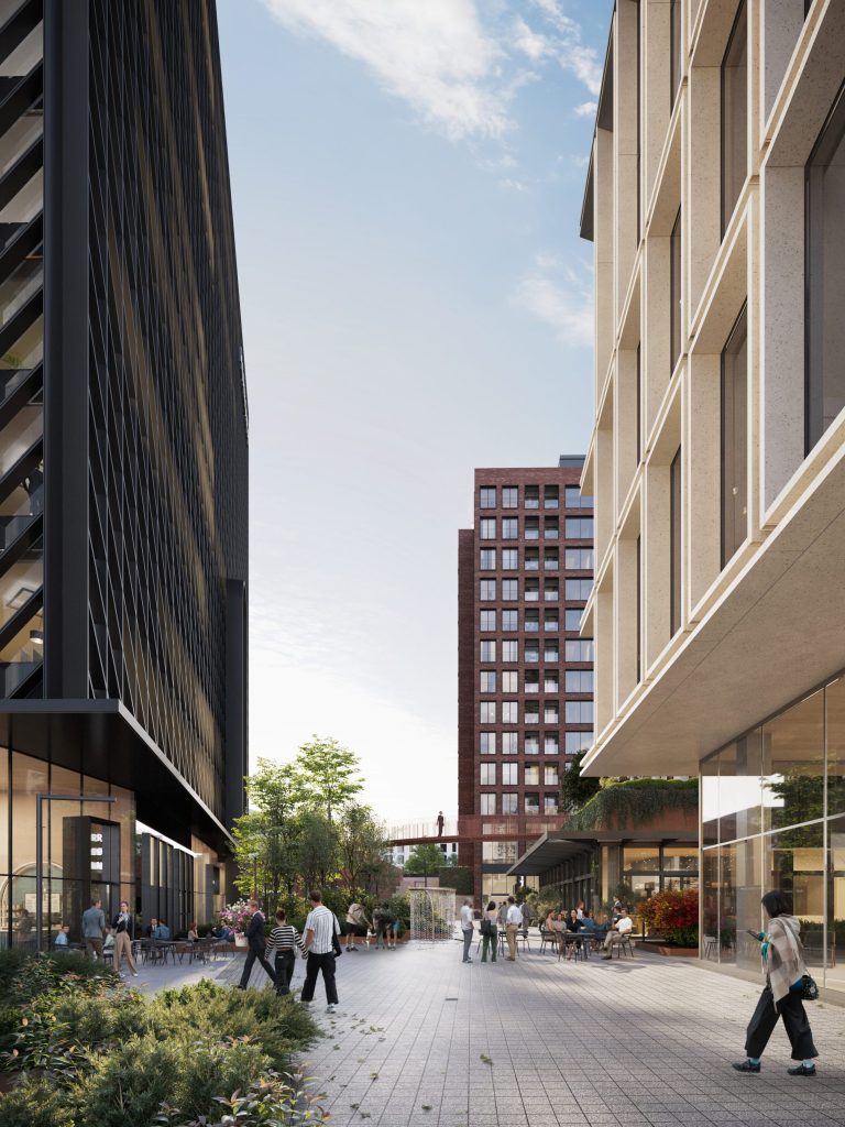 Horizontai (Releven) E, F korpusai (Lvivo g. 59) - Food services, Office center - visualization