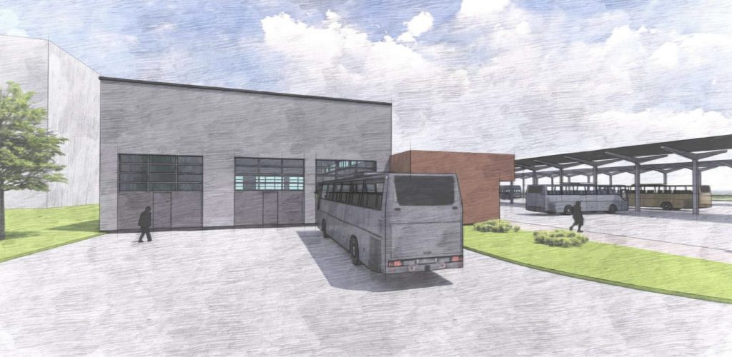 Kautros bazė - autobusų servisas (Kretainio g. 8) - Bussijaam, Teenindusterminal - visuaalne