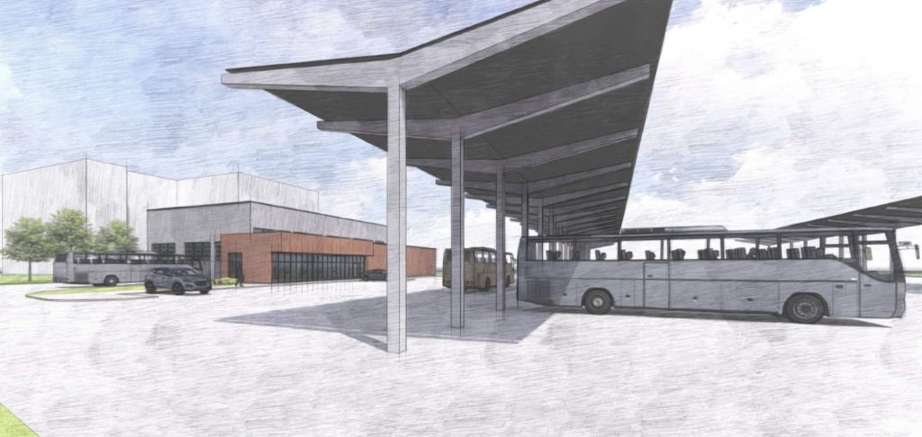 Kautros bazė - autobusų servisas (Kretainio g. 8) - Bussijaam, Teenindusterminal - visuaalne