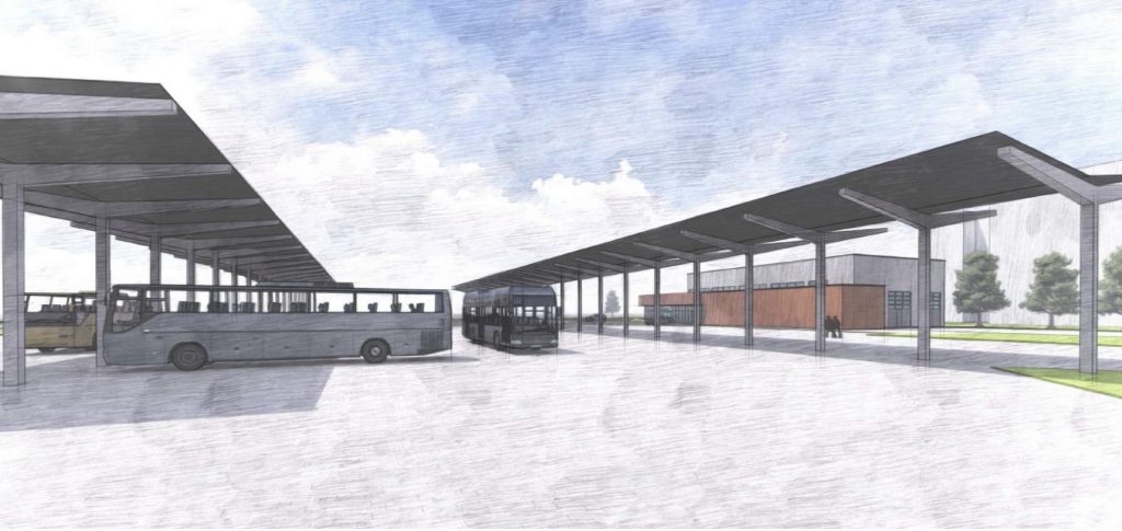 Kautros bazė - autobusų servisas (Kretainio g. 8) - Bussijaam, Teenindusterminal - visuaalne