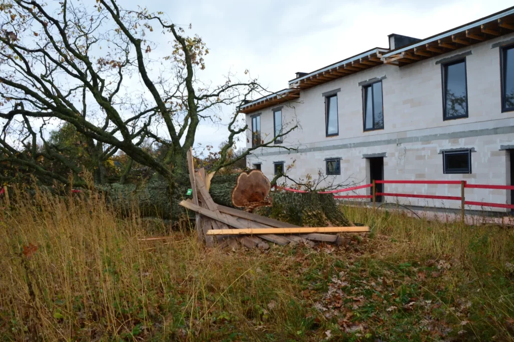 Dižozolu nami (Kantora iela 115,117) - Row housing - construction photos