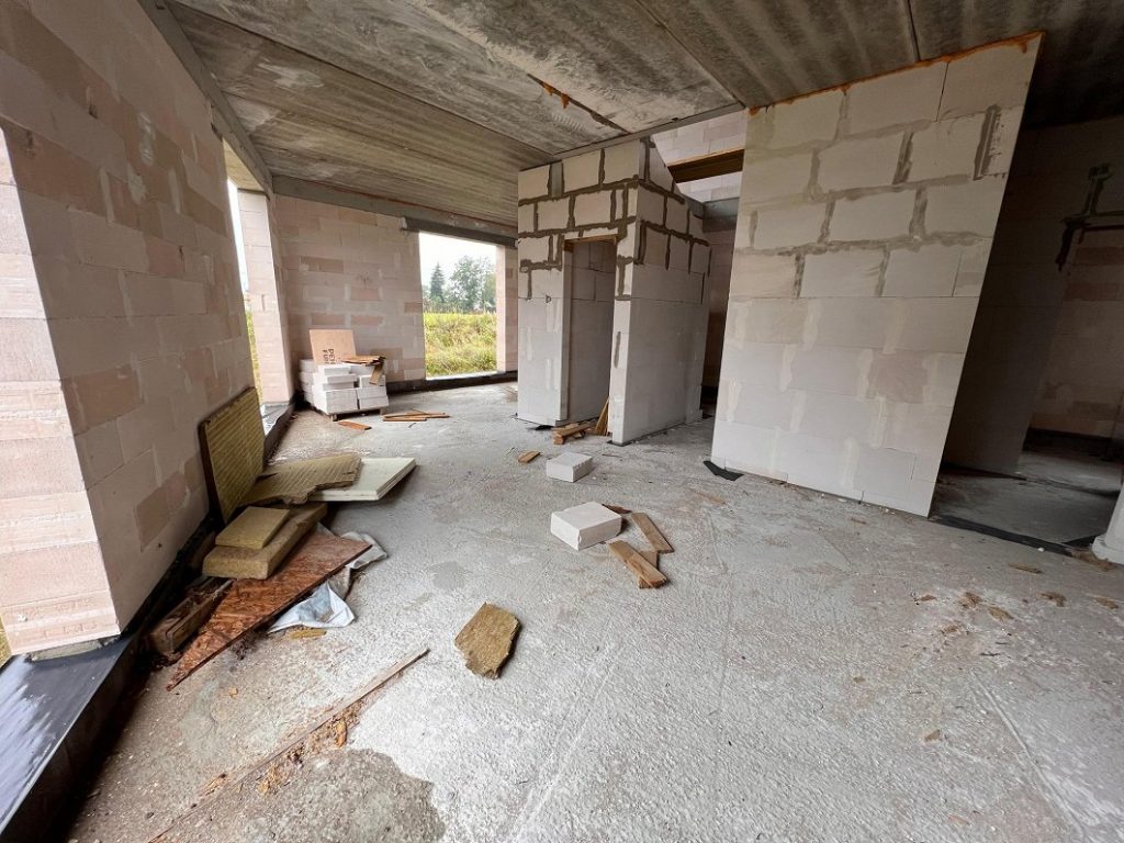 Dižozolu nami (Kantora iela 115,117) - Row housing - construction photos