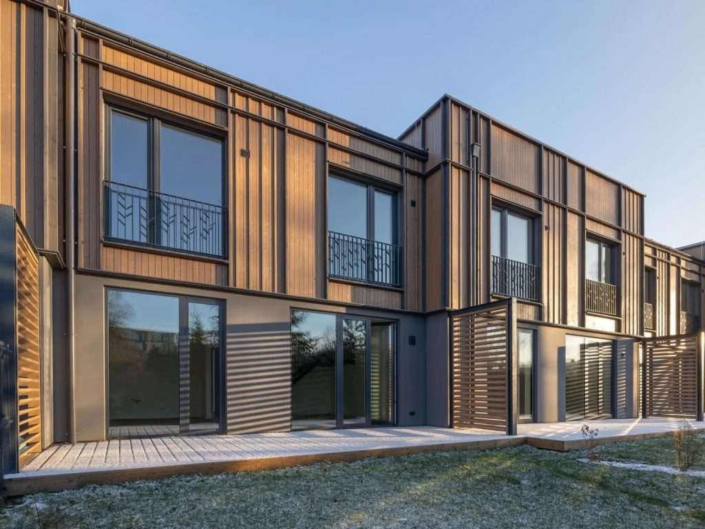 Mežaparka Village - 3. ēka "Priede" (Čiekuru iela 1A) - Sublokuoti namai - statybų nuotraukos