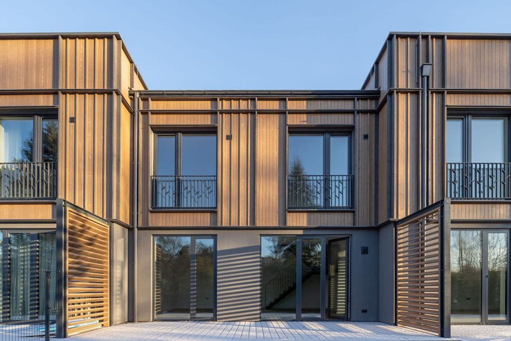 Mežaparka Village - 3. ēka "Priede" (Čiekuru iela 1A) - Sublokuoti namai - statybų nuotraukos