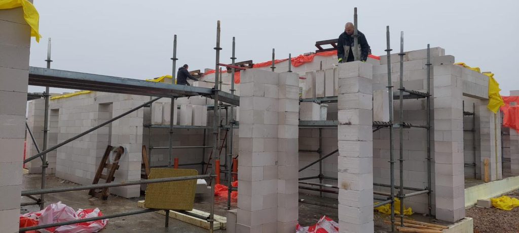 Rītausmas iela 1 (Rītausmas iela 1) - Row housing - construction photos