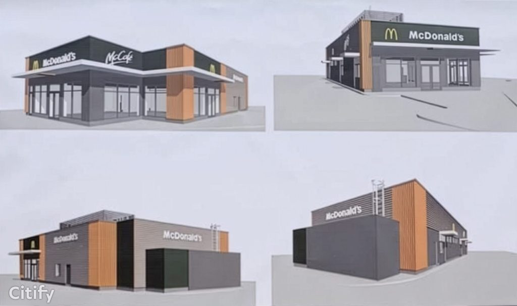 McDonald's - Tirdzniecības centrs A7 ("Džutas", Krustkalni) - Ēdināšanas pakalpojumi - vizualizācija