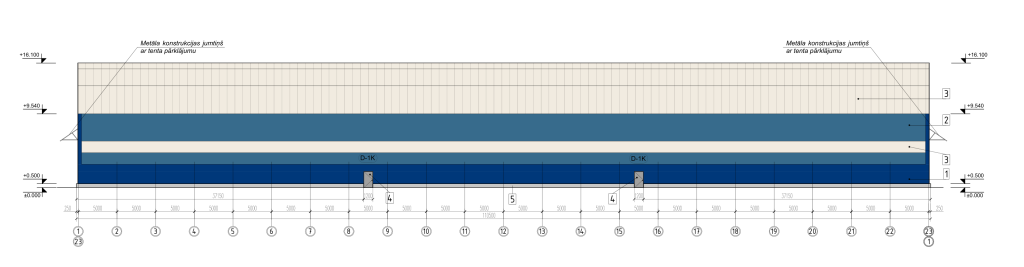 Trīs viegla tipa noliktavu jaunbūves - Gāles iela 2 (Gāles iela 2) - Warehouse / Distribution center - visualization