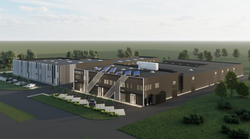 Veski Tehnopark (Veski 7) (Veski 7) - Automobilių centras, Sandėlys / Platinimo centras - vizualizacija