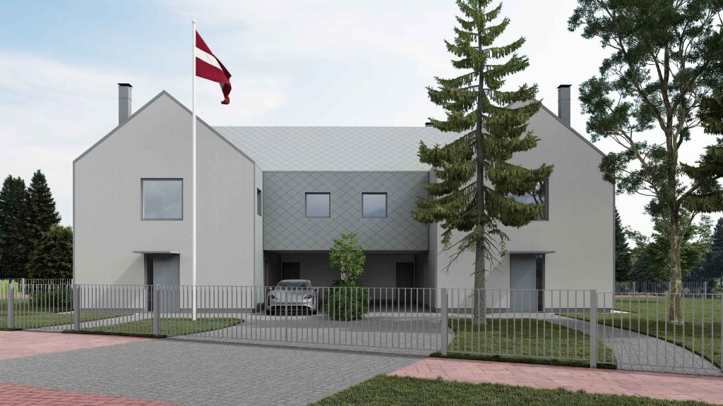 Jaunā Mežaparka iela 48 (Jaunā Mežaparka iela 48) - Row housing - visualization