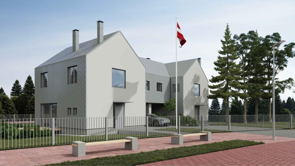 Jaunā Mežaparka iela 48 (Jaunā Mežaparka iela 48) - Row housing - visualization